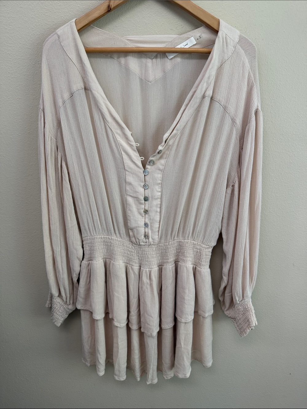 Mustard Seed Cream Dress SzM